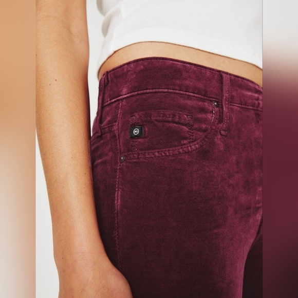 VELVET HIGH-RISE FARRAH SKINNYPANTS - Picture 3 of 5